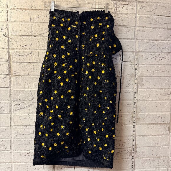 Victor Costa Vintage RARE Strapless / Halter Convertible Dress –Ribbon Rosette - Picture 4 of 15